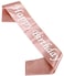 Party Time 1pc Rose Gold Soft Satin Birthday Sash, Birthday Satin Sash, Happy Birthday Sash For Birthday Party Props and Decorations - Party Supplies