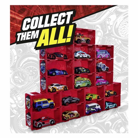 Majorette Tune Up&#39;s Series 2 With Chrome Effects 28 Surprises Metal Cars Playset 5+ Years