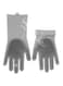 Generic - Magic Silicone Gloves With Wash Scrubber Grey 240G