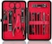 Nail Clipper Set 15 In 1 Nail File Swing Out Nail Cleaner File Popular Gifts For Men &amp; Women Best Nail Care For Manicure Pedicure Home &amp; Travel Manicure Set Red, Black, 11 X 7 X 2 Cm