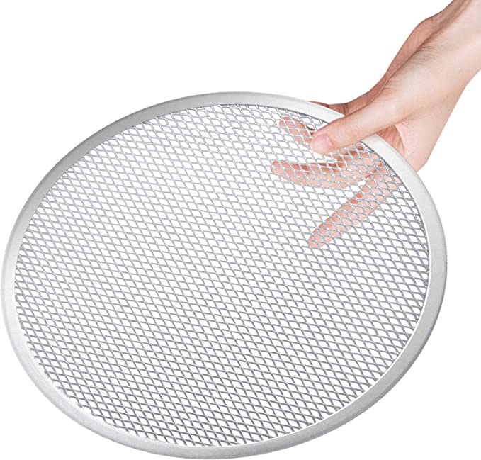 Seamless Round Pizza Baking Screen, Mesh Pizza Baking Tray (14 Inch) 4 PCS