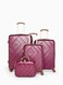 Partner 4 Piece Trolley Travel Luggage Set With TSA Lock