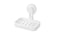 Soap dish with suction cup, white