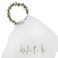 Ginger Ray Eucalyptus Bridal Crown with Veil- 63.5 cm Width- White/Green