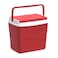 Cosmoplast Keep Cold Picnic Hard Cooler Box 20L (41x28x37cm) Red/White