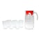 Glass With Mug Drinkware Clear 7 PCS