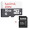Sandisk Micro SDHC 16GB Ultra Class 10  + Adaptor