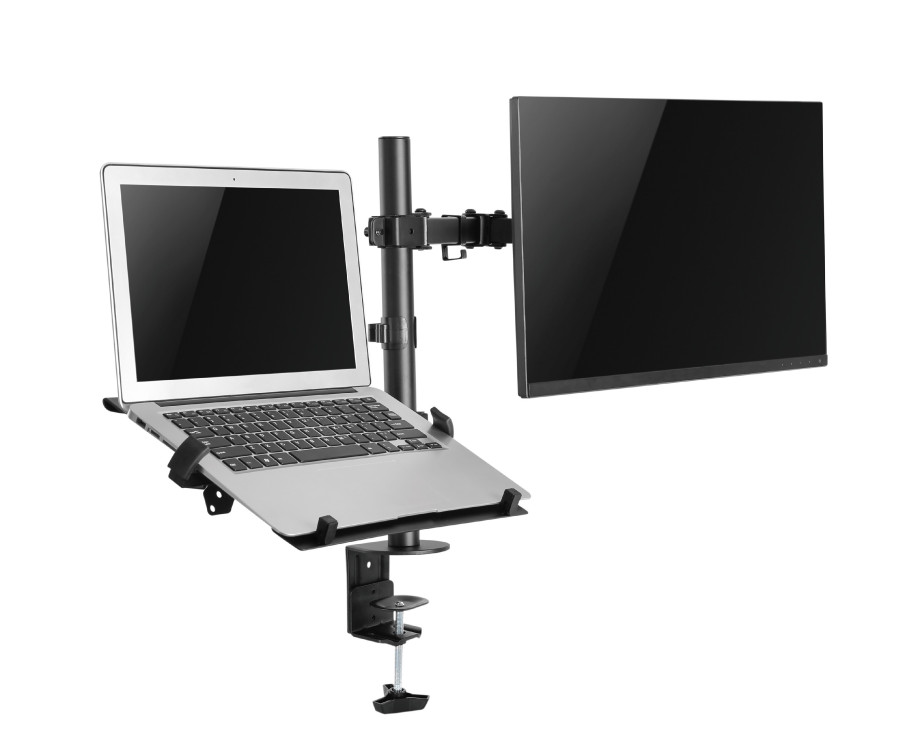 Skill Tech Articualting Desk Mount With Laptop Holder
