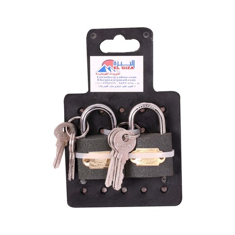 Elgiza Iron Lock - 1.25 Inch - 2 Pieces