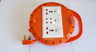 Terminator 4 way 5 meter power socket extension