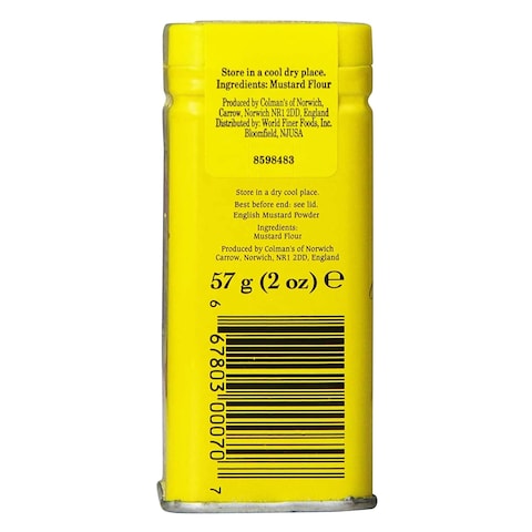 Colmans Mustard Powder Dsf 57G