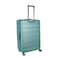 Senator Hard Case Extra Large Luggage Trolley For Unisex ABS Lightweight 4 Double Wheeled Suitcase With Built In TSA Type Lock A5125 Light Green