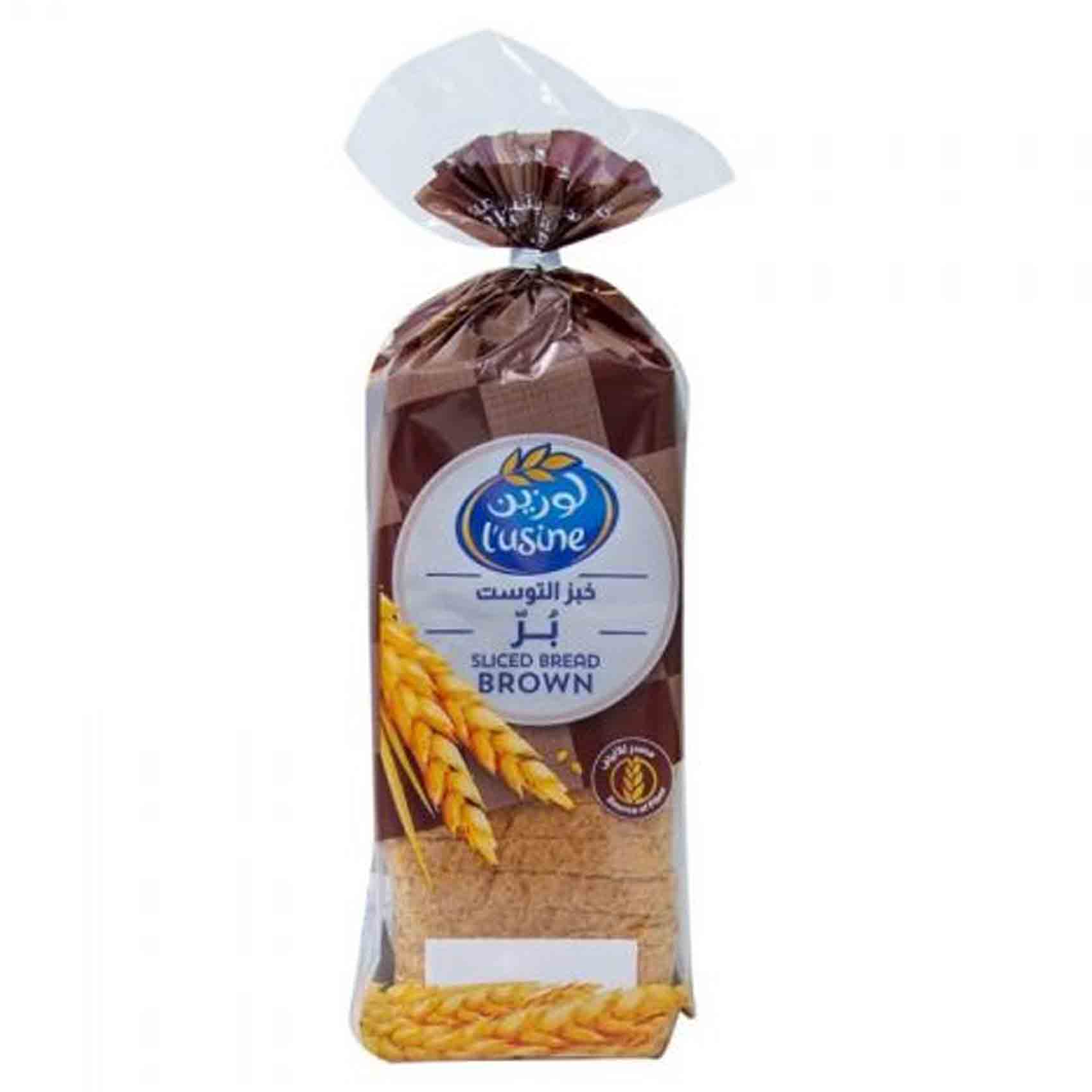 Lusine Bread Sliced Brown 600 Gram