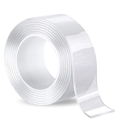 Generic-30mm x 2 Meters Nano Double Sided Tape Heavy Duty Washable Removable Traceless Nano Gel Grip Mounting Tape for Home Office Fix Carpet Mats 3CM*2 Meters/6.56FT