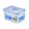 Lock &amp;amp; LockClassic Plastic Rectangular Food Container Clear/Blue 470ml