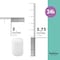 Bolsius Relight Refills / Votive Candles, 64/52mm, Tray of 20 Candles - Aqua