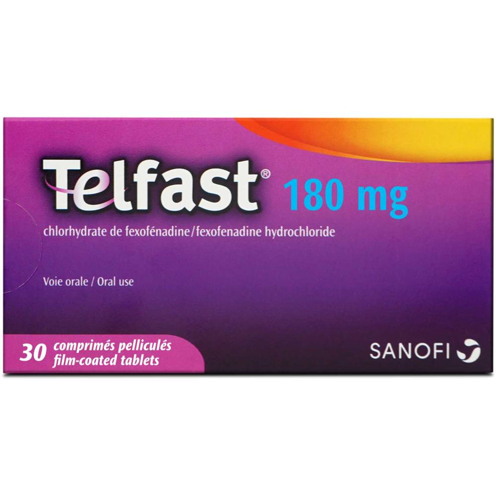 Telfast 180mg Tablets 30 Per Pack