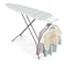 110'' x 34'' Foldable Ironing Board Iron Table with Iron Rest Extra Cotton Cover For Home Laundry Room