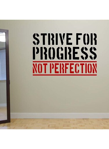 Spoil Your Wall Gym Quote Design Wall Decals Black 70x50cm