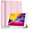 TRON Case For iPad 9.7-Inch (6th/5th Generation, 2018/2017) with Pencil Holder, Slim Tablet Cover with Soft TPU Back, Auto Wake/Sleep (Pink)