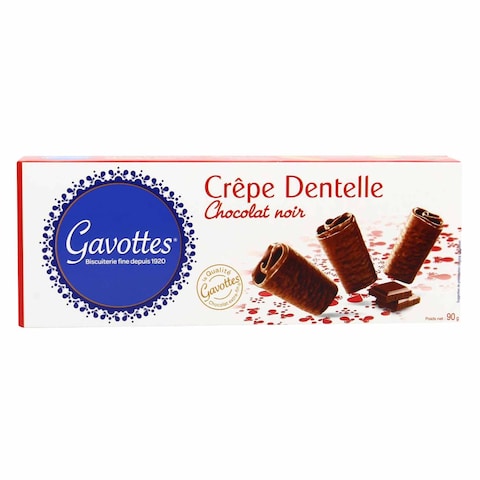 Gavottes Noir Chocolate Crepe Bites 90g