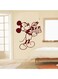 Spoil Your Wall Mickey Mouse Waterproof Wall Sticker Black 50x57cm