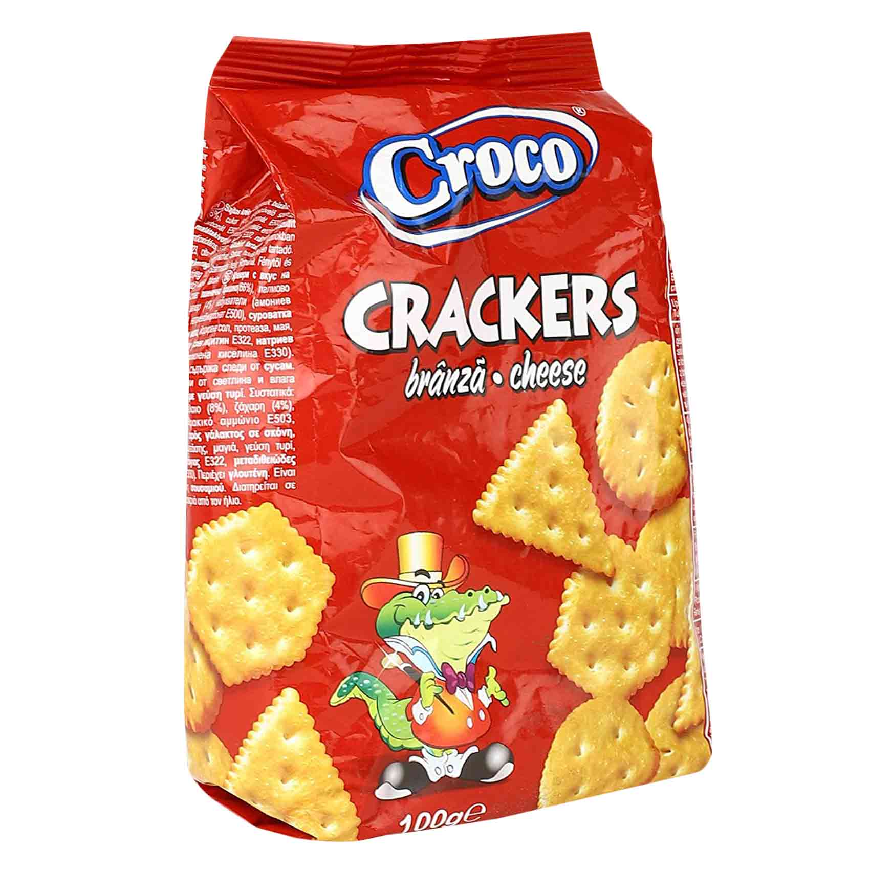 Croco Crackers Cheese 100 Gram product thumbnail 2