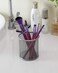 Generic 2Pcs Round Mesh Steel Pen Pot 3.5 Inch Pencil Holder Multicolors (Green)