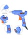 Generic 20W Hot Melt Glue Gun Hot Melt Glue Machine Multifunctional Industrial Household Diy With Switch Button Blue Hj005 Blue 20.5X15.0X4.0Cm