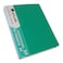 Atlas A4 Clear Book File with 60 Pockets Green