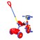 Spartan Paw Patrol Temed Tricycle with Push Bar for Boys Blue