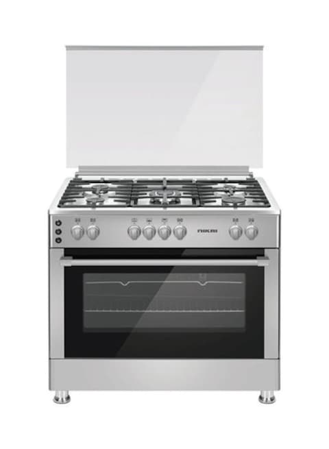 Nikai 5-Burner Gas Cooker U9066Fssptn10 Silver