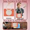 Moxedo Shockproof Rugged Protective Colorful Case with 360 Rotating Kickstand, Shoulder Strap, Pen Holder for Kids Compatible for iPad 10th Generation 10.9 2022 (Living Coral)