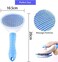 Self Cleaning Slicker Brush Cat and Dog Pet Hair Removal Brush&ndash;Groomer Shedding Grooming Tools Combs Rakes,Gently Removes Loose Undercoat, Mats and Tangled Hair