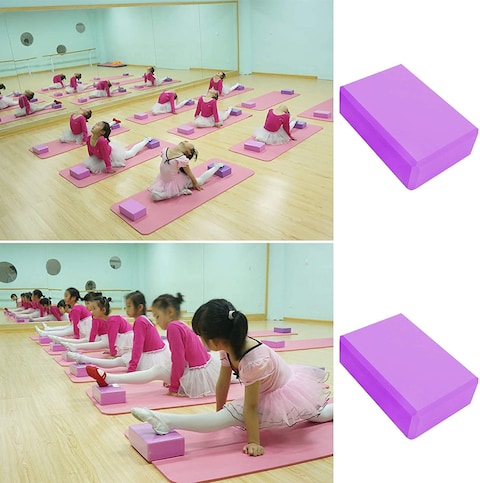ULTIMAX 2 Pack Yoga Blocks High Density EVA Foam Brick Soft Non-Slip Surface Exercise Bricks