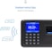 Employee Biometric Attendance Machine With LCD Screen Black (Fingerprint recognition)
