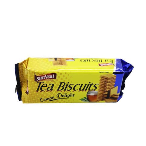 Sunveat Lemon Delight Tea Biscuits 100g