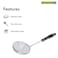 Royalford Stainless Steel Skimmer - Stainless Steel Wire Skimmer Spoon with Handle for Kitchen Frying Food, Pasta, Spaghetti, Noodle, Fries &ndash; Hot Pot Net Drainer/Strainer Ladle Strimmer &ndash; 11CM