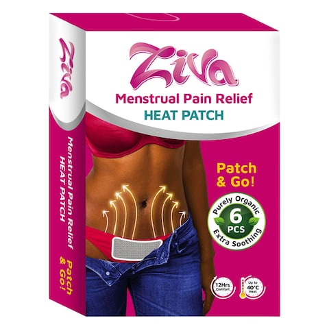 Ziva Menstrual Pain Relief Pat6Pk