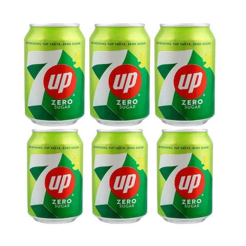 7Up Diet Soft Drink Can 330ml&times;6