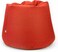 Luxe Decora Fabric Bean Bag With Filling (L, Red)