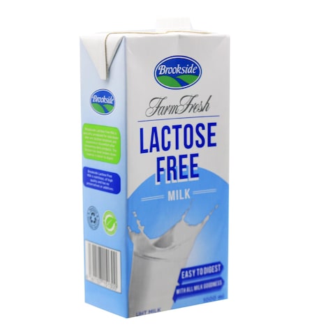 Brookside Lactose Free Milk 1L - Long Life