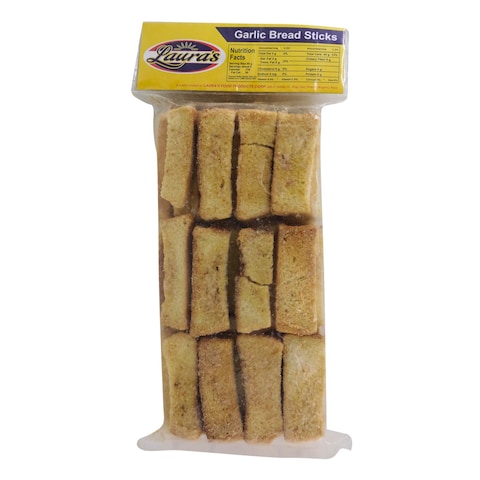 Lauras Garlic Bread Sticks 250g