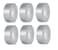 Lavish Duct Tape Silver 15 Yards X 2 Inches, 6 Pcs Waterproof Strong Adhesive Tape