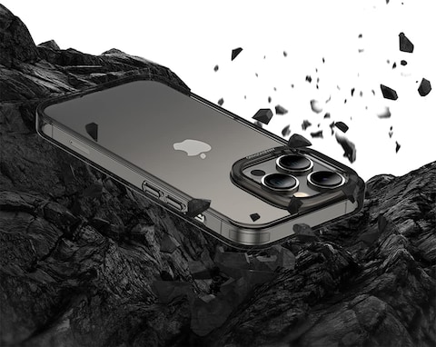 Amazing Thing MINIMAL Drop Proof designed for iPhone 14 PRO case cover - Black