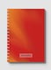 Lowha Spiral Notebook With 60 Sheets And Hard Paper Covers With Minimalist Gradient Design, For Jotting Notes And Reminders, For Work, University, School