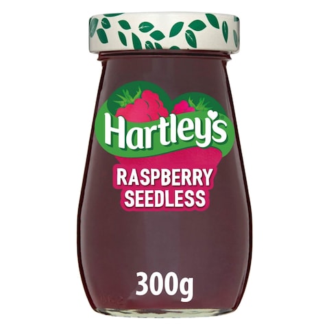 Hartley&#39;s No Bits Seedless Raspberry Jam 300g