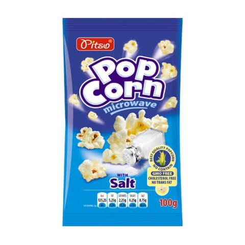 Pitso Pop Corn Microwave with Salt - 100 Gram