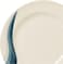 Royalford 9" Melamine Ware Super Rays Flat Plate - Pasta Plates, Plate With Playful Classic Decoration, Dishwasher Safe, Ideal For Soup, Deserts, Ice Cream And More (Green)