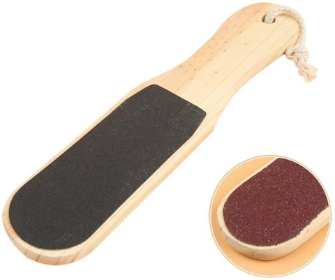 Double Sided Wooden Foot file